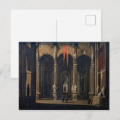 Interieur van de kerk van Napels Franse barok schi Briefkaart (Voorkant / Achterkant)