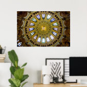 Interieur van de koepel van het parlementsgebouw poster (Thuiskantoor)