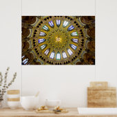 Interieur van de koepel van het parlementsgebouw poster (Keuken)