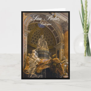 Interieur van de Sint-Pietersbasiliek in het Vatic Kaart