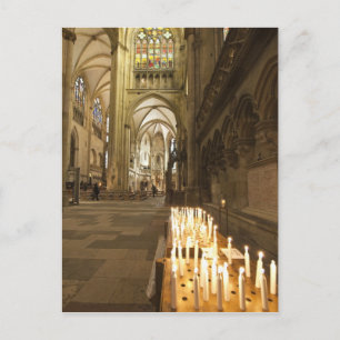 Interieur van de Sint-Pieterskathedraal in Regensb Briefkaart