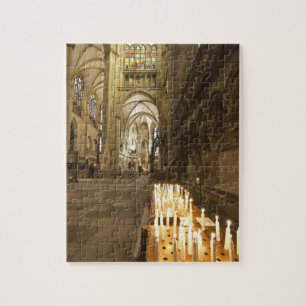 Interieur van de Sint-Pieterskathedraal in Regensb Legpuzzel