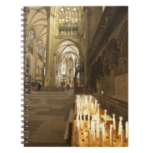 Interieur van de Sint-Pieterskathedraal in Regensb Notitieboek