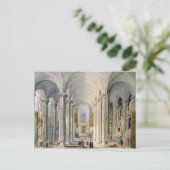 Interieur van een kerk 2 briefkaart (Staand voorkant)