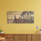 Interieur van een munitiefabriek, 1916-17 canvas afdruk (Insitu (Woonkamer))