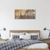 Interieur van een munitiefabriek, 1916-17 canvas afdruk (Insitu (Slaapkamer))