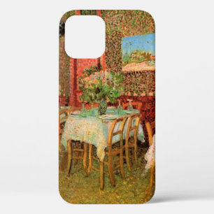 Interieur van een restaurant door Vincent van Gogh iPhone 12 Hoesje
