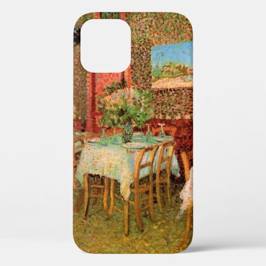 Interieur van een restaurant door Vincent van Gogh Case-Mate iPhone Case (Achterkant)