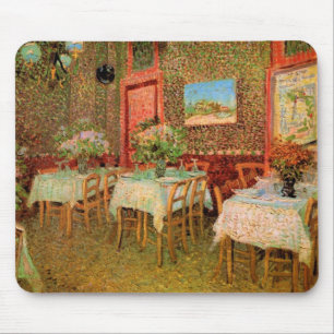 Interieur van een restaurant door Vincent van Gogh Muismat