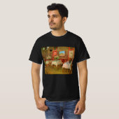 Interieur van een restaurant door Vincent van Gogh T-shirt (Voorkant volledig)