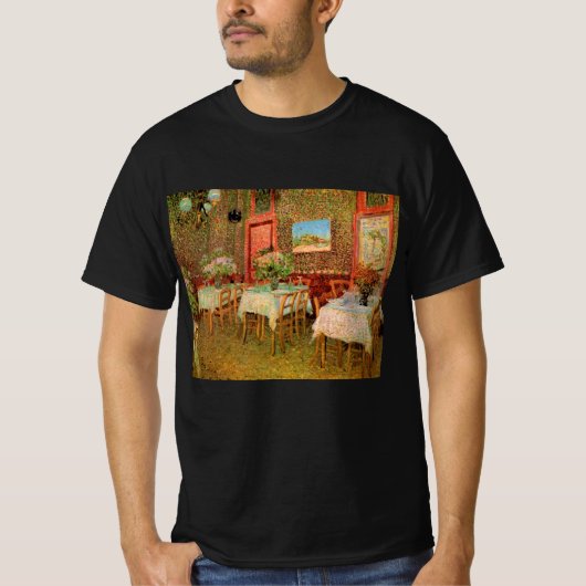 Interieur van een restaurant door Vincent van Gogh T-shirt (Voorkant)