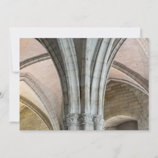 Interieur van het Pauselijk Paleis Bedankkaart (Voorkant)