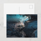 Interieur van ijsgrot, landschappelijk briefkaart (Voorkant / Achterkant)