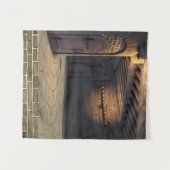 Interieur van middeleeuws kasteel Foto Achtergrond Wandkleed (Voorkant (horizontaal))