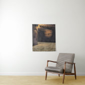 Interieur van middeleeuws kasteel Foto Achtergrond Wandkleed (In situ)