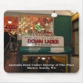 Interieur van Pike Place Market Seattle, Washingto Muismat (Voorkant)