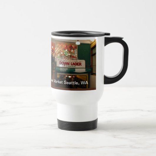 Interieur van Pike Place Market Seattle, Washingto Reisbeker (Rechts)