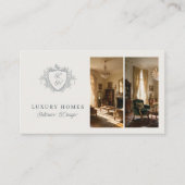 Interieurdesign foto collage elegant visitekaartje (Voorkant)