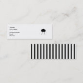 interieurdesigner skinny card mini visitekaartje (Voorkant / Achterkant)