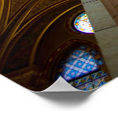 Interieurdetail parlementsgebouw poster (Hoek)