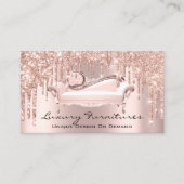 Interieure ontwerper Unieke Furnitures Roos Roze S Visitekaartje (Voorkant)