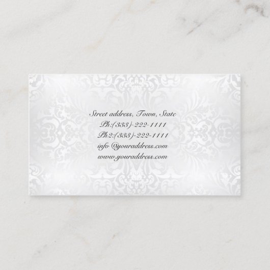  interieurkaart voor Parelarchitectuur Visitekaartje (Achterkant)