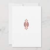 interieurontwerp behang rode bloemen, witte achter kaart (Voorkant)