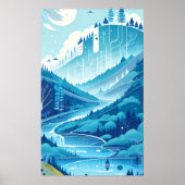 Interieurontwerp en inrichting van woonkamer 6 poster (Voorkant)