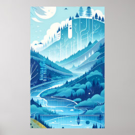 Interieurontwerp en inrichting van woonkamer 6 poster