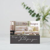 Interieurontwerp - Gepersonaliseerd Briefkaart (Staand voorkant)