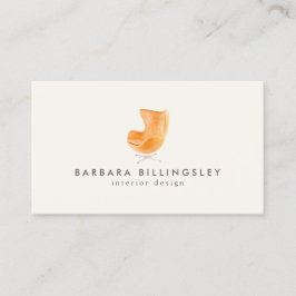 Interieurontwerp Moderne Stoel Waterverf Visitekaartje