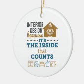 Interieurontwerp omdat het de binnenkant is van di keramisch ornament (Links)