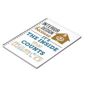 Interieurontwerp omdat het de binnenkant is van di notitieboek (Linkerzijde)