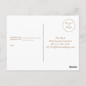 Interieurontwerp Post Kaart (Achterkant)