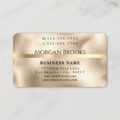 Interieurontwerp, uw info, Gold-on-Gold, Vs 2 Visitekaartje (Achterkant)