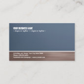 Interieurontwerp van de woonkamer visitekaartje (Achterkant)