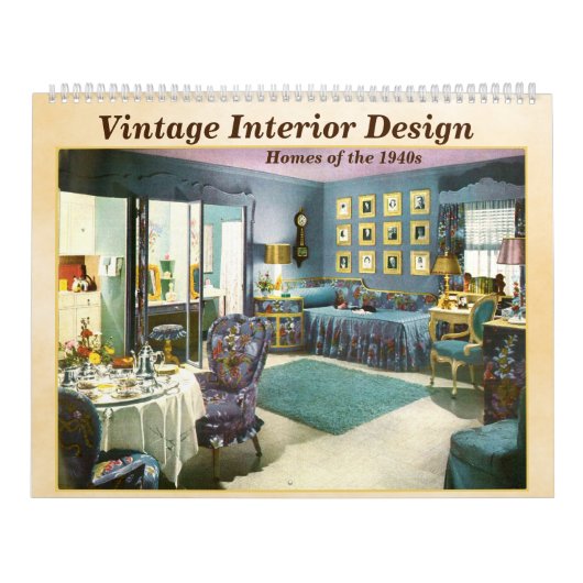  interieurontwerpen - Homes van 1940 - Kalender (Hoes)
