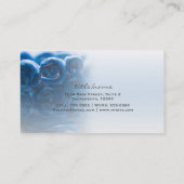 Interieurontwerper Blue Swirl unieke visitekaartje (Achterkant)