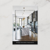 interieurontwerper/contractant visitekaartje (Voorkant)