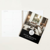 Interieurontwerper Custom Logo Photo Black Planner (Display)