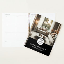 Interieurontwerper Custom Logo Photo Black Planner
