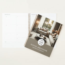 Interieurontwerper Custom Logo Photo Taupe Planner