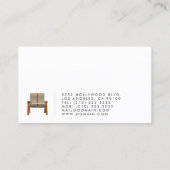 Interieurontwerper Decorator Visitekaartje (Achterkant)