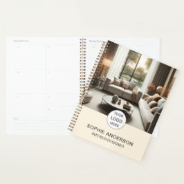 Interieurontwerper Eigen Logo Foto Crème Planner