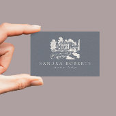 Interieurontwerper elegante art code visitekaartje