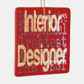 Interieurontwerper Extraordinaire Keramisch Ornament (Rechts)