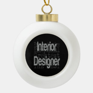 Interieurontwerper Extraordinaire Keramische Bal Ornament