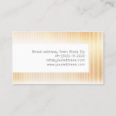 Interieurontwerper Home Decorator Licht Shop Kaart Visitekaartje (Achterkant)