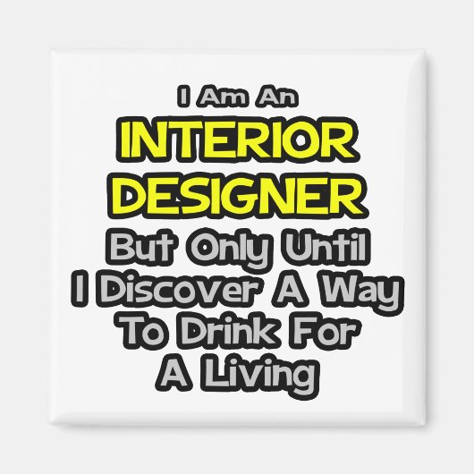 Interieurontwerper Joke .. Drink voor een Living Magneet (Voorkant)