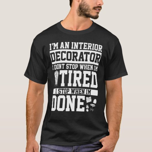 Interieurontwerper Kleding - Ontwerpers Ontwerpen T-shirt (Voorkant)